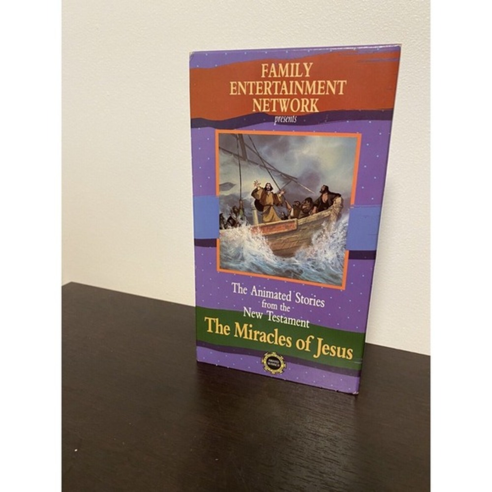 The Animated Series from the New Testament: The Miracle of Jesus (VHS, 1989)